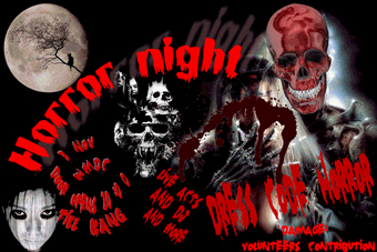 IMAGE horror party flyer